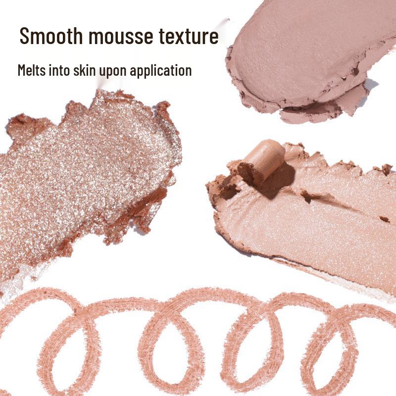 NOVO6076 Iridescent Eyeshadow Stick: Quick, Easy One-Swipe Makeup for Students & Parties. Ideal for Busy or Lazy Days. Super Hot & On-Trend!