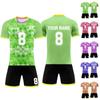 Custom Soccer Jersey Set for Men and Youth Personalized Team Uniforms Quick Dry Sportswear with Number Printing for Training and Matches