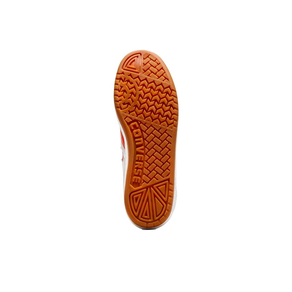 Converse Fastbreak PRO Comfortable and Stylish Thin Sole Non-slip Mid-top Skate Shoes Unisex Orange and White