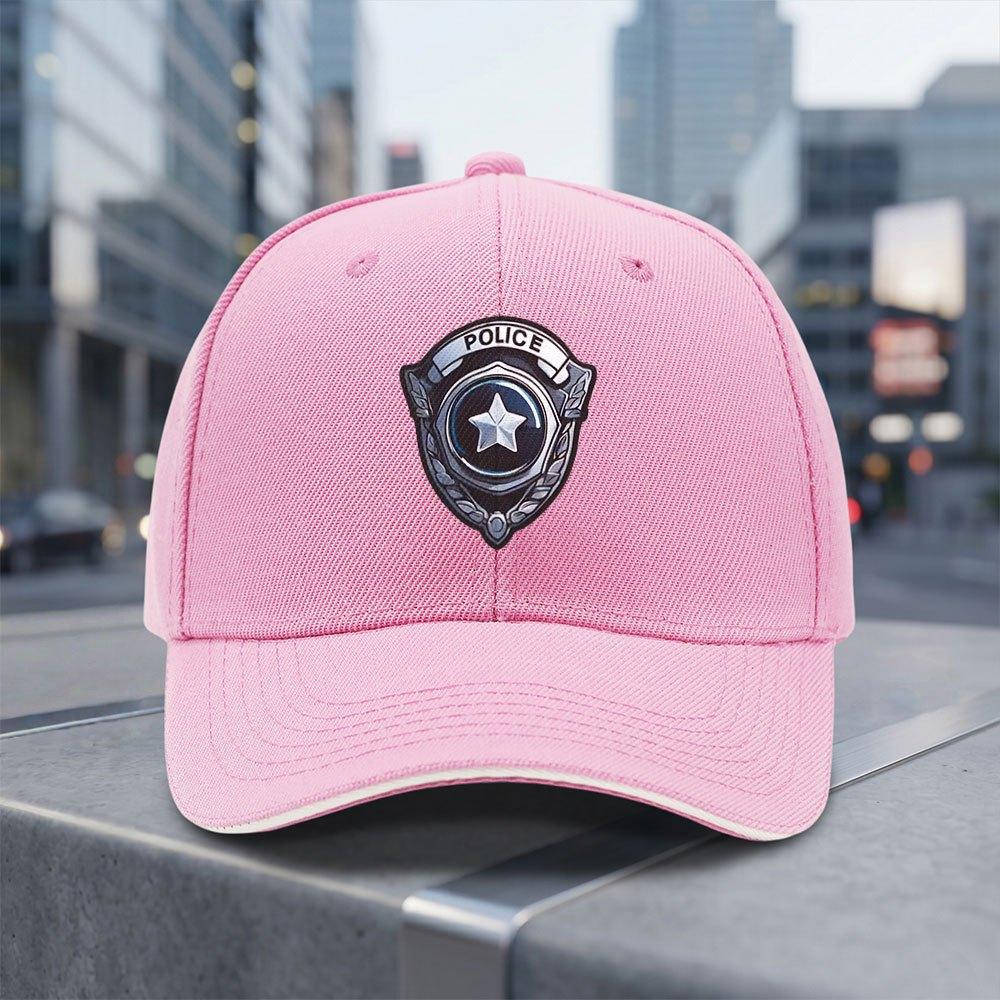Adjustable Police Badge Baseball Cap With Emblem Lightweight Breathable For All Seasons Daily Commuting Gifts
