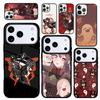 Capa Case for iPhone 17 Air 16 Pro Max 15 Plus 11 13 Mini 14 12 Back Phone Cover Cartoon Hu Tao Genshin Impact
