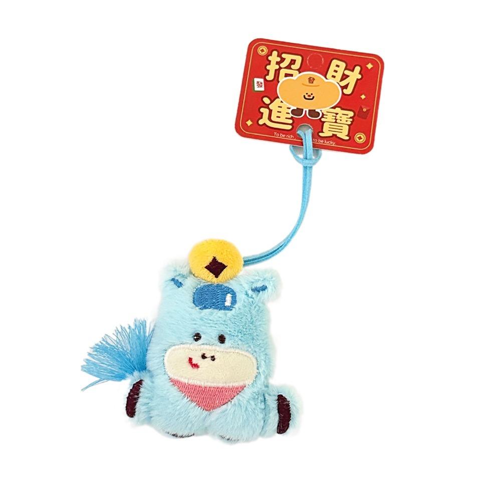 Cartoon Pony Dolls Good Luck Plush Horse Keychain Ins Horse Year Pendant  New Year Gift