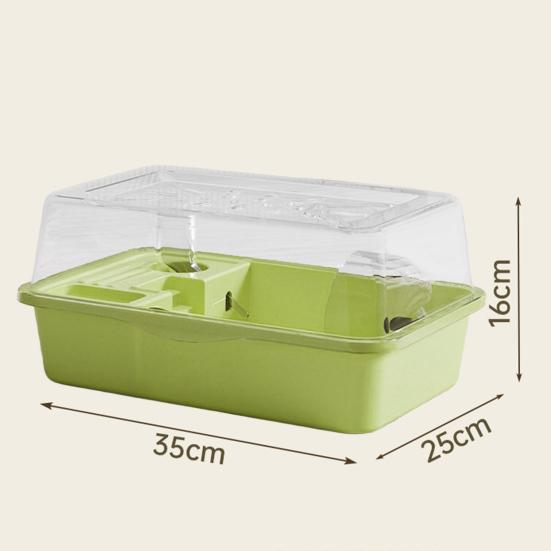 Cușcă mare pentru hamsteri Cuști cu deschidere pentru cobai cu sticlă de apă Roată de exercițiu Strat dublu Animale mici Casă de joacă pentru iepurași, șoareci, arici