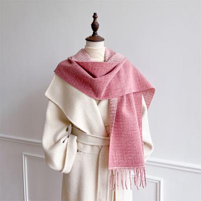 Luxury Winter Cashmere Scarf Women  Design Warm Pashmina Blanket Poncho Scarves Female Shawl Wraps Thick Foulard Bufanda