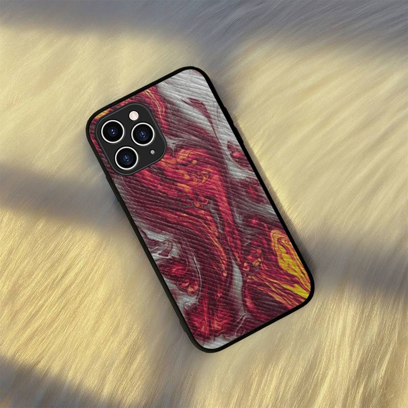 Husă lichidă abstractă pentru telefon Husă din piele dură pentru iPhone 11 12 13 Mini Pro Max 8 7 Plus SE 2020 X XR XS Coque