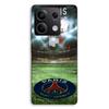 Phone Case - MANIACASE - Xiaomi Redmi Note 13 5G - Silicone TPU - Paris Saint-Germain Pattern - Black