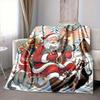1Pc Santa Claus Reindeer Blanket Soft And Comfortable Casual Warm Camping Travel Christmas Halloween Gift M9179