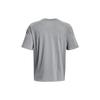 Under Armour Logo Printed Crew Neck Short Sleeve T-Shirt Men Tops Gray 1384037-035