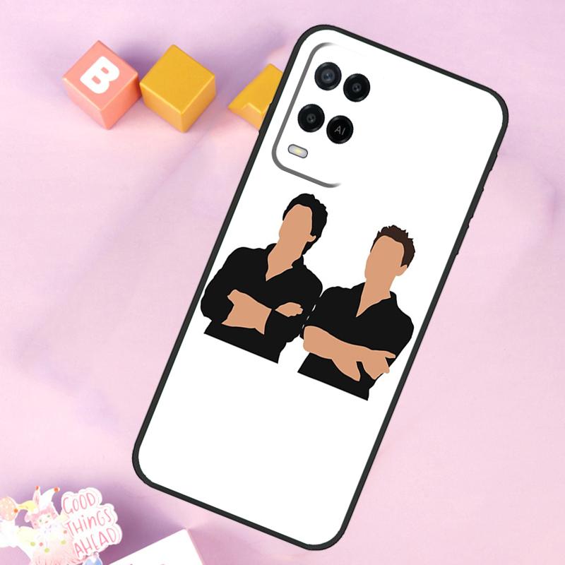 

Damon and Stefan Vampire Diaries Case For Oppo A54 A74 A94 A40 A60 A80 A18 A38 A58 A78 A98 A96 A76 A16 A15 A17 A57 A5 A6 Pro OPPO A17