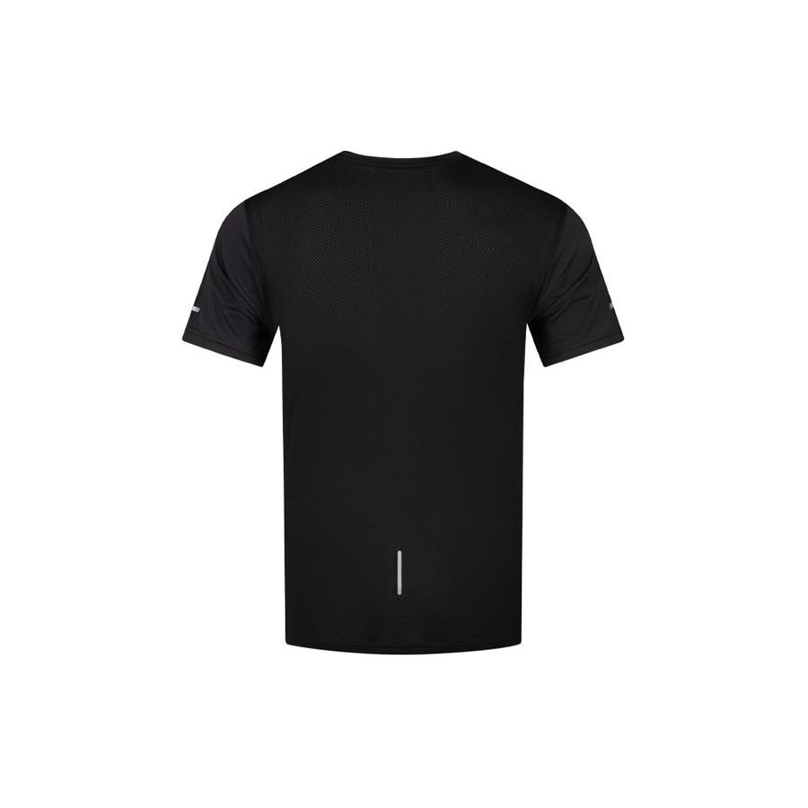 ASICS T Shirts Men's Black Crew Neck Moderate 2011D042-001