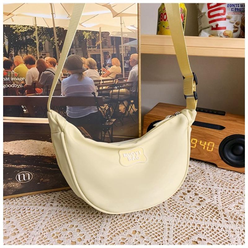 Small fresh macaron simple bag female dopamine small satchel niche design large capacity dumpling bag new