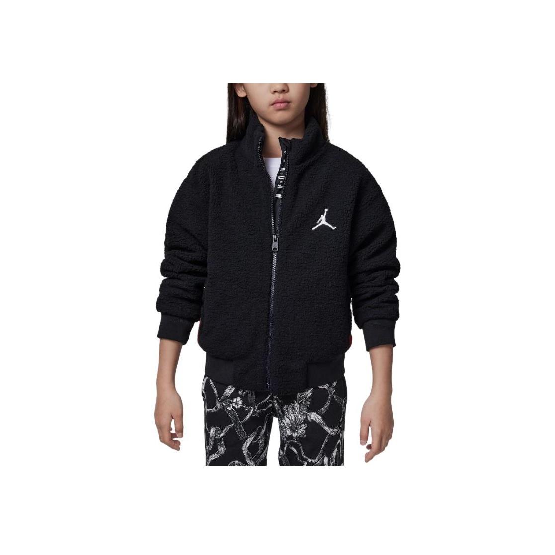 

Мягкая удобная теплая куртка Jordan Jumpman Детские куртки черного цвета HQ7918-010 S