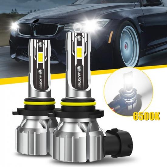 9005 Headlight Fog LED Super Lamp Bright High/Low Bulbs White Beam 6500K AUXITO