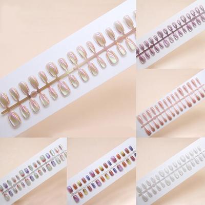 French False Nails Long Square Press On Nails Fashion Nail Tips  DIY