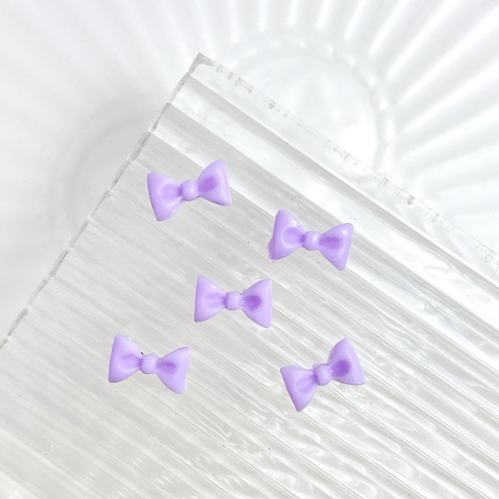 New Resin 3D Bow Tie Nail Art Accessories Cute Mini Handmade DIY Materials for Girls