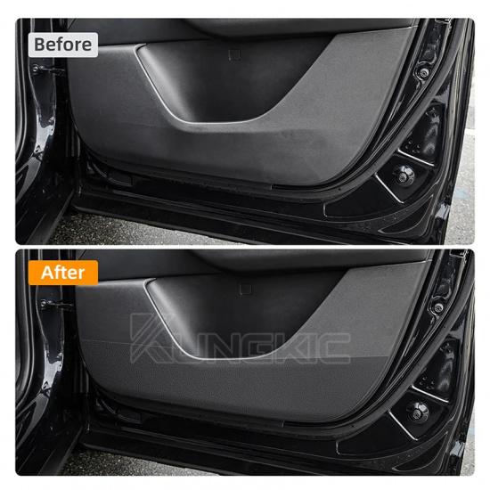 For Mazda CX70 CX80 CX90 CX-70 CX-80 CX-90 2024 2025 Suede Door Anti-kick Sticker Pad Interior Trim Mat Accessories