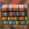 Tribalny Etniczny Bawełniany Len Tkanina Print Bohemia Materiał do Szycia DIY na Sukienki Vintage Obrus Zasłona Poszewka Dekoracja Domu