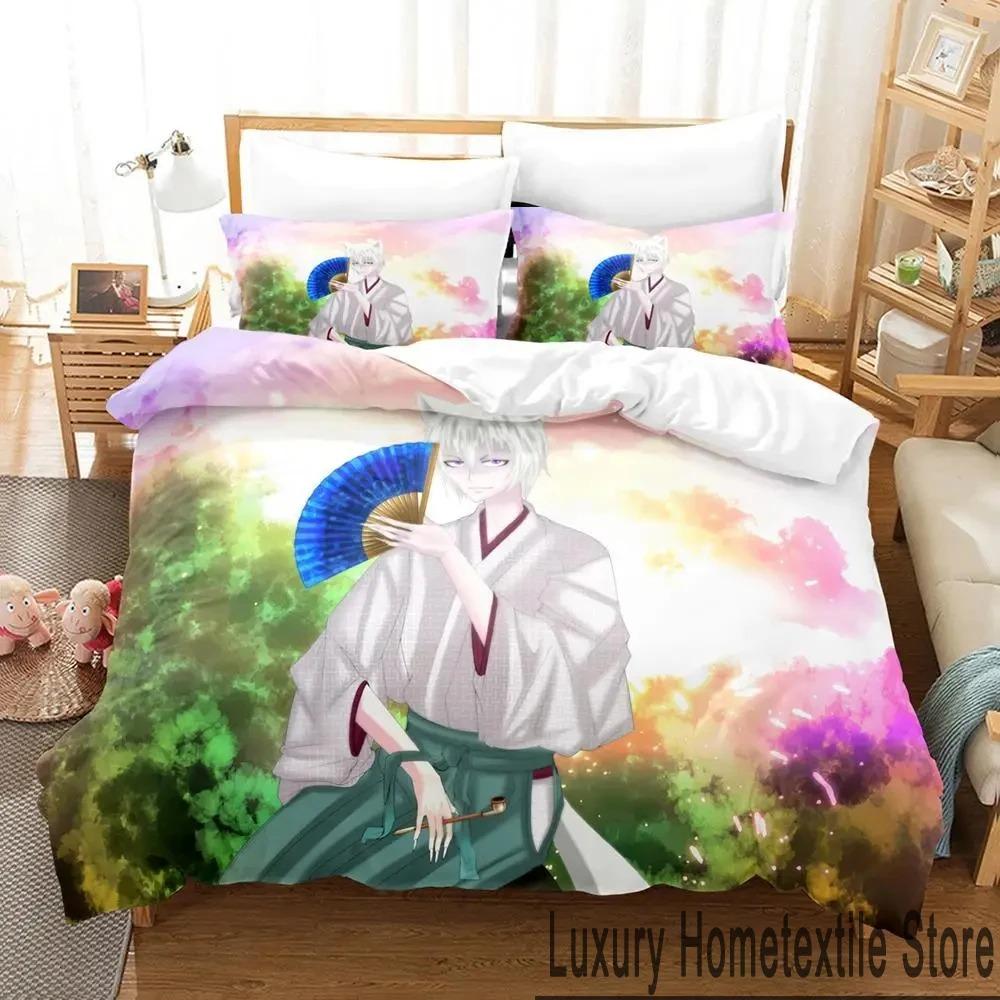 3D-tryck Kamisama Kiss Tomoe Anime Sängkläder Set Pojkar Flickor Twin Queen King Size Påslakan Örngott Säng pojkar Vuxen