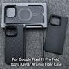 For Google Pixel 11 Pro Fold Magnetic 600D/1500D Real Kevlar Aramid Fiber Case Ultra-Light Carbon Fiber Protective Back Cover