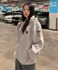 Beentrill Hashtag Work Zip-Up Hoodie (Melange Gray)