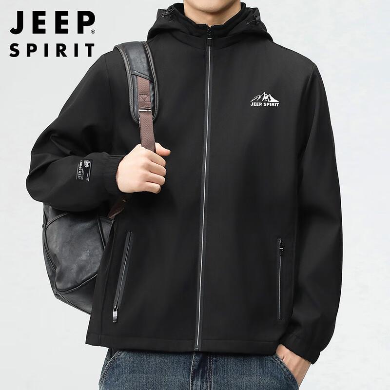 JEEP SPIRIT Men's Autumn/Winter Hooded Jacket