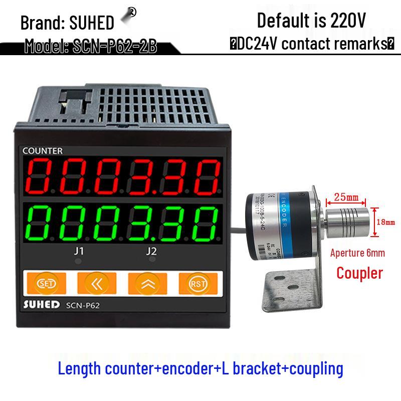 Intelligent Digital Display High-Precision Roller Encoder Edge Banding Machine Odometer Counter (Fully Automatic)