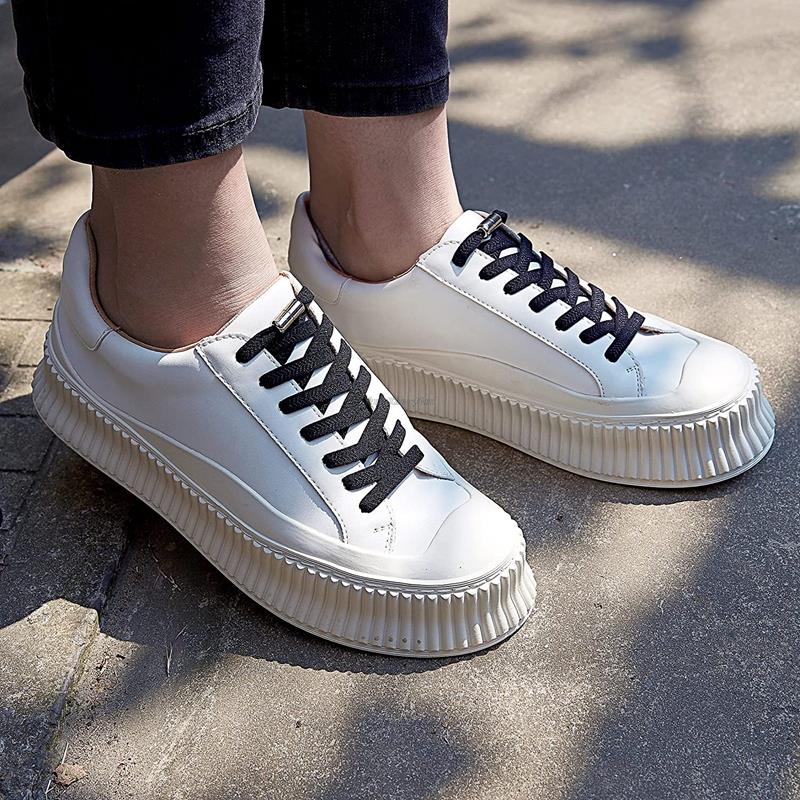 Elastic Laces Sneakers 8mm Wide Flat Rubber Bands Shoelaces Without ties Adult Kids Tennis No Tie Shoe laces Shoes Accessories