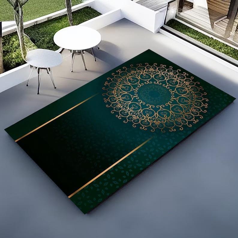 Islam Spiritual Sanctuary Personalized Turkish Prayer Rugs Luxurious Muslim Carpets and Floor Mats Living Room and Ramadan Gifts