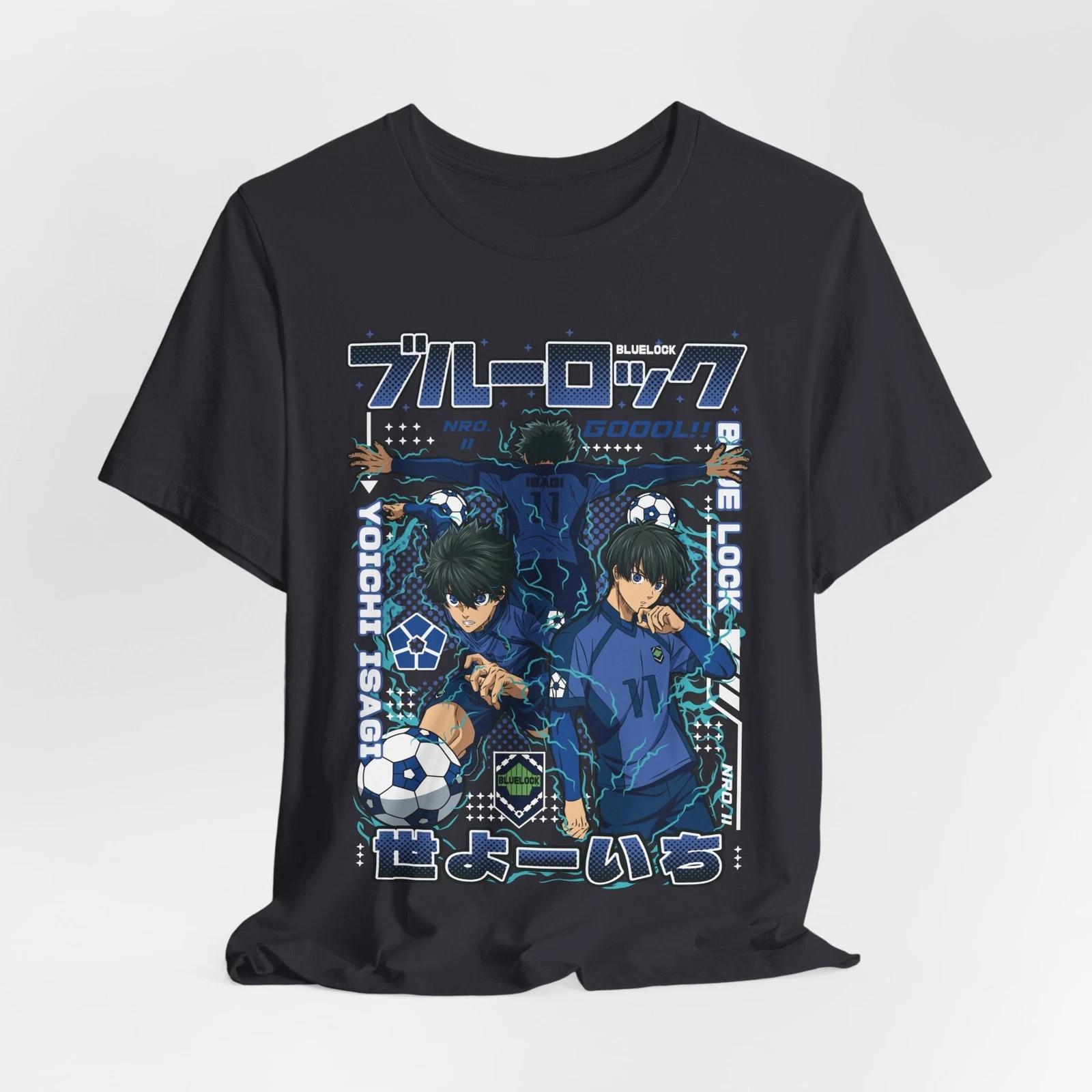 Number 11 Yoichi Isagi Inspired Collage | Japanese Anime | Blue Lock Tee XXXL