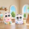 Pink Little Siam Blind Box Cat Figure Toy Desktop Ornament Mystery Guess Bags Animal Figure Toys Birthday Christmas Gift