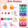 24 Colors Craft Beads 720PCS Bracelet Beads Versatile Large Hole Beads  Hair Braiding
