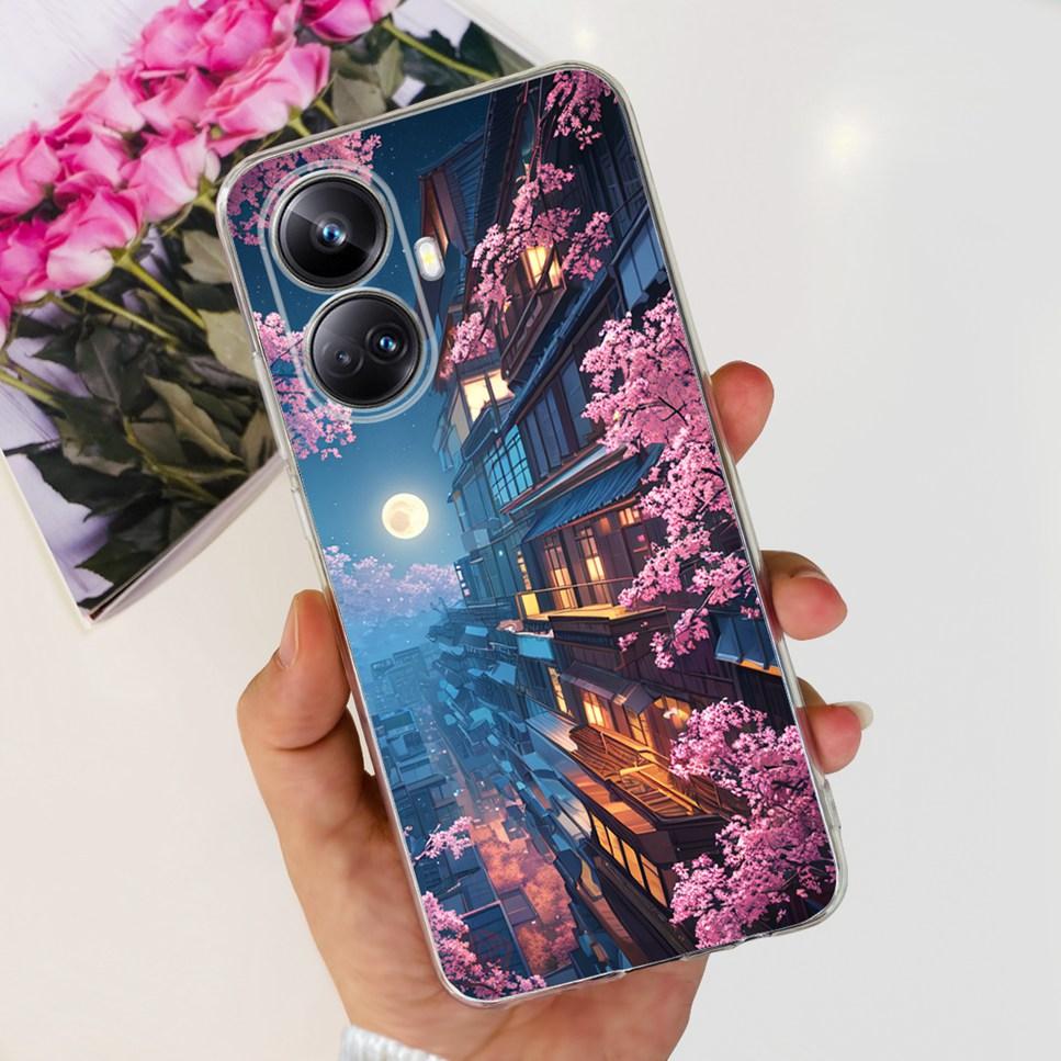 For Realme 10 Pro+ 6.7" RMX3687 Case Cute Cartoon Astronaut Cat Soft Silicon TPU Cover For Realme 10 Pro Plus Bumper Phone Case