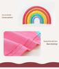 European-Style Rainbow Print Toddler Princess Summer Dresses