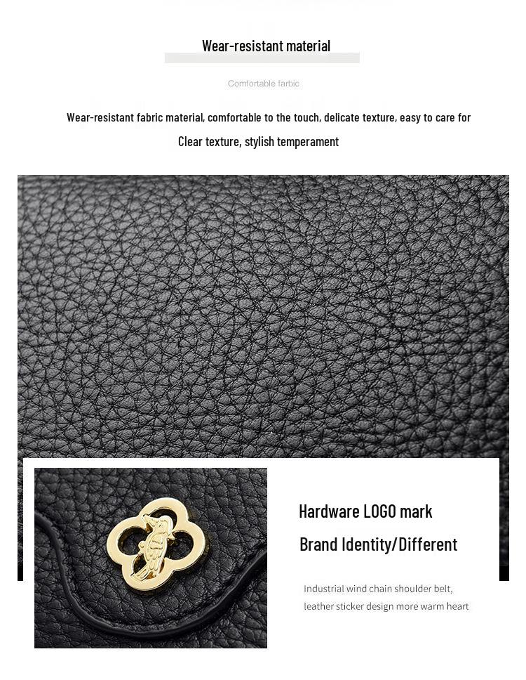 Women's Trendy Solid Color Shoulder Bag 2025 - Versatile Light Luxury Crossbody for Moms