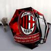 Printed Associazione Calcio Milan Printed Folding Umbrella,Outdoor,Leisure,And Travel Umbrella,Durable Umbrella Fabric,Birthday And Holiday Gift