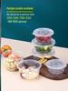ZISIZ Disposable Plastic Bowls Set