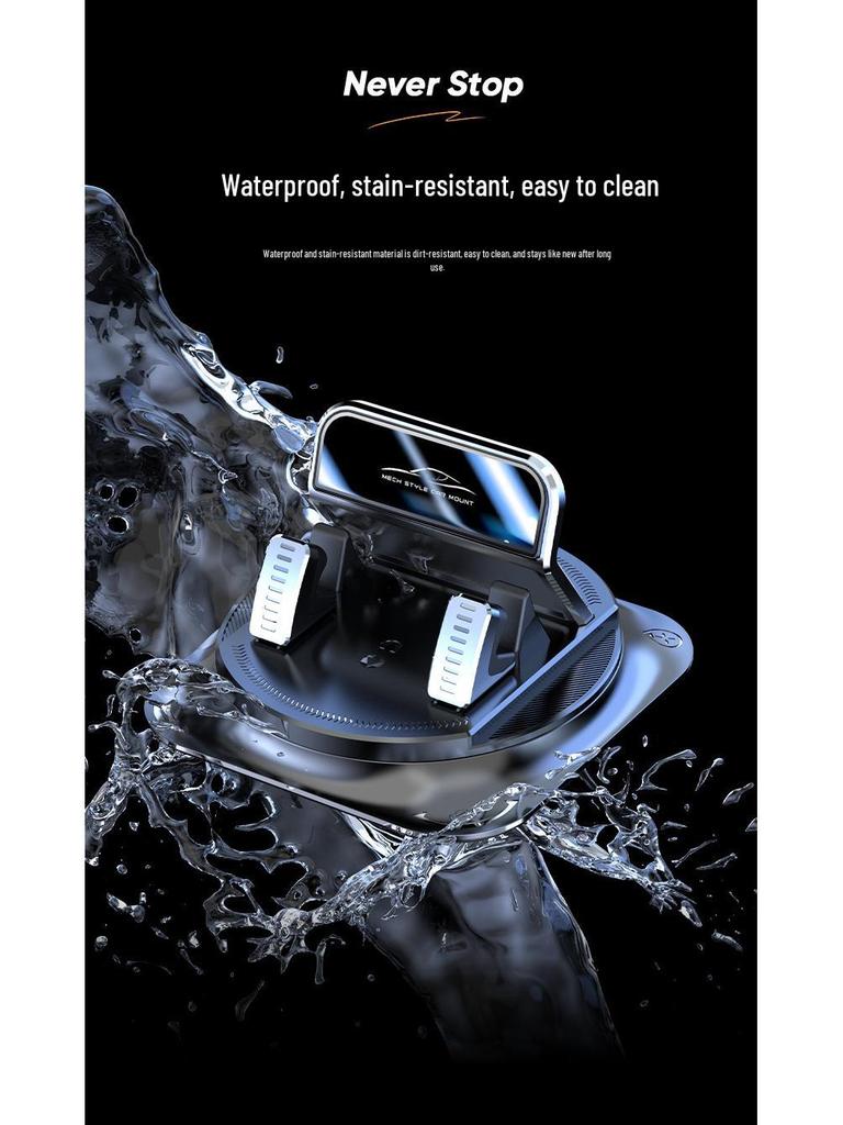 Handyhalterung für Armaturenbrett - Stabile rutschfeste Navigationshalterung mit anpassbarem Logo