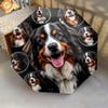 1 PC Automatic Folding Umbrella - Bernese Mountain Dog2 Pattern, Portable & Foldable Design with 8 Ribs, Christmas Birthday Gifts