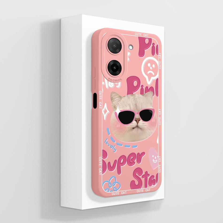 Phone Case For Redmi A5 4G Cute Creative Full Protection Funda For RedmiA5 Soft Liquid Silicone Lightweight Anti Slip Shell Capa