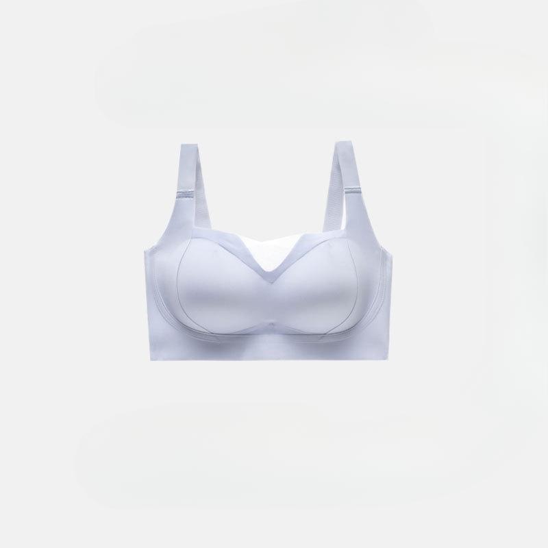 

Большой размер Женский тонкий бесшовный бюстгальтер без косточек, предотвращающий просвечивание, с эффектом лифтинга и поддержки груди 4XL