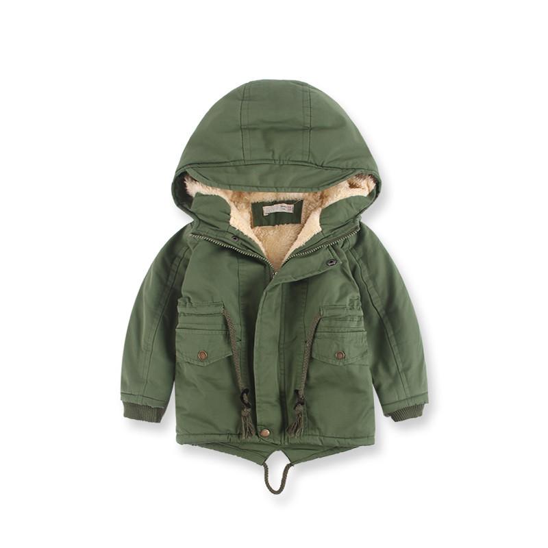 Children Winter Autumn Fleece Outdoor Jackets for Boys Girls Hooded Warm Kids Boy Outerwear Windbreaker Autumn Casual Baby Boy Coats Clothing