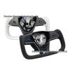 Tesla Yoke Steering Wheel 2.0 Leather Stitch Color Block Cover for Model 3 & Model Y
