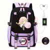 Demon slayer ghost extermination column student schoolbag junior high school student primary school student middle school student backpack