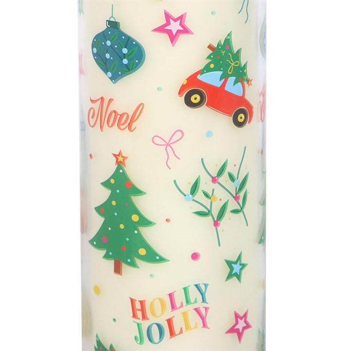 Something Different Nostalgic Christmas Christmas Pudding Tube Candle