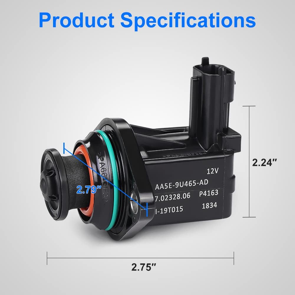 Turbo Solenoid Valve Replacement for AA5E-9U465-AD Compatible with Ford Expedition Explorer F-150 F150 Flex Transit Lincoln MKS MKT Navigator