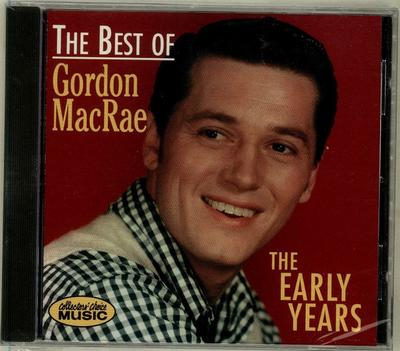 CD GORDON MACRAE - The Best Of Gordon MacRae: The Earl CCM0662 Collectors' Cho 1998 Japan Pop Used