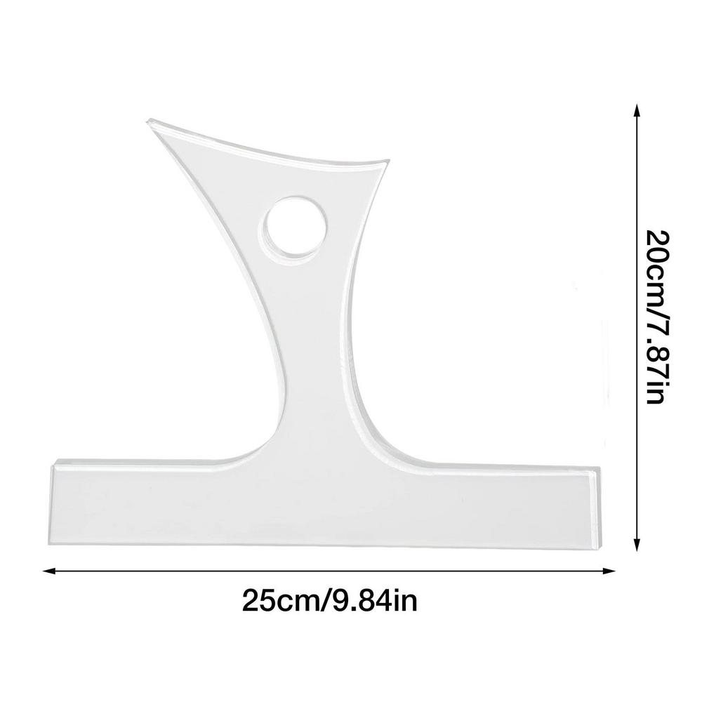 Charcuterie Board Handle Template Acrylic Handle Cutting Board Templates For Woodworking Tracing Router Template For Woodworking