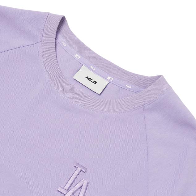 New MLB Short Sleeved Dresses Women's Purple 3FOP00423-07LDL