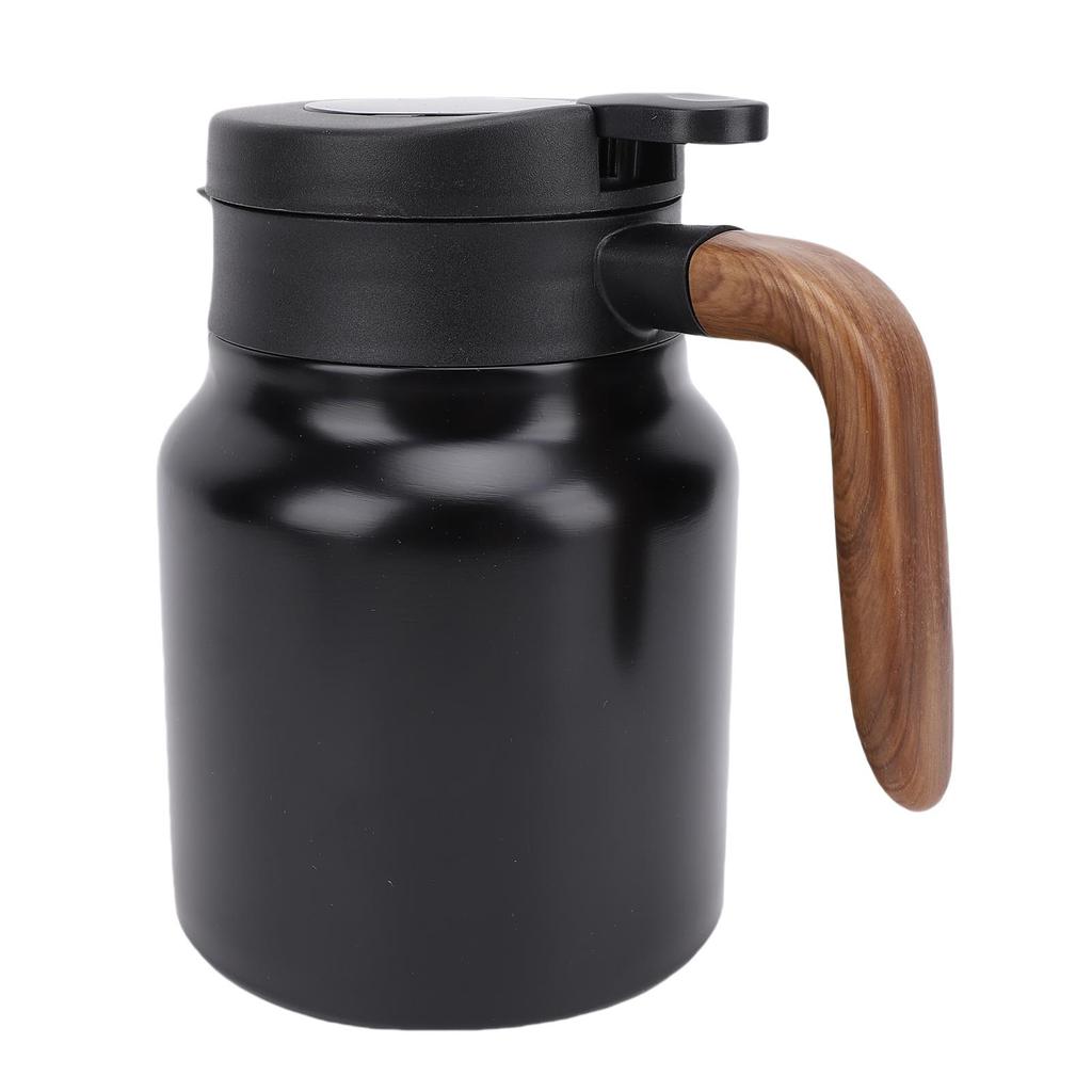 Thermal Coffee   1000ml 316 Stainless Steel Insulated Vacuum Coffee Kettle with Tea Infuser for Milk   Iced Drink Hot Water