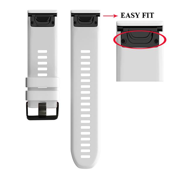 26 22MM Watchband for Garmin Fenix 5 5X 5S 3 3 HR for Fenix 6X 6 6S Watch Quick Release Silicone Sport Easyfit Wrist Band Strap